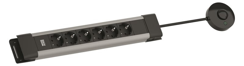 BACHMANN - Jatkopistorasia - CONNECTUS 6 pr + jalkakytk.