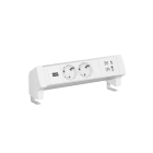BACHMANN - Pistorasia + USB - DESK STYLE 2 x pr + USB A/C
