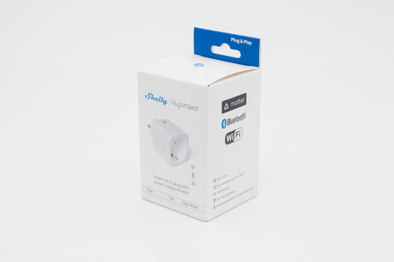 SHELLY - Älypistorasia - Shelly Plug M Gen3, white