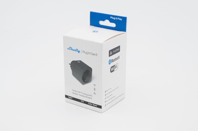 SHELLY - Älypistorasia - Shelly Plug M Gen3, black