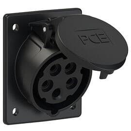 PCE - Kojepistorasia - 415-6X 16A 5P 400V IP44 KOJEPR
