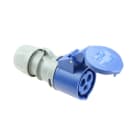 PCE - Jatkopistorasia TURBO SHARK - 213-6TT 16A 3P 230V IP44