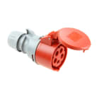 PCE - Jatkopistorasia TURBO SHARK - 215-6TT 16A 5P 400V IP44