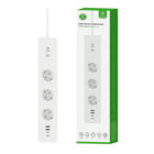 WOOX - Jatkopistorasia - 3xSchuko 2xUSB-A 2xUSB-C