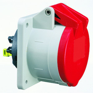 BALS - Pistorasia,uppo-suora 70x70mm - 13896 3PNE 32A-6H 400V IP44,QC