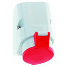 BALS - Seinäpistorasia,pinta 7-nap - 11483 6PNE 32A-6H 400V IP44