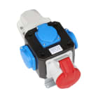 KK-SÄHKÖTUKKU - Kombirasia 16A/400V+3xsukoa - 51643 3PNE16A/400V