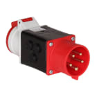 KK-SÄHKÖTUKKU - Adapteri 5n 32A/pr16A+sulakk. - 532516 sis 5x32A ulos 5x16A