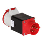 KK-SÄHKÖTUKKU - Adapteri 16A/32A-400V - 516532 sis 5X16A ulos 5x32A