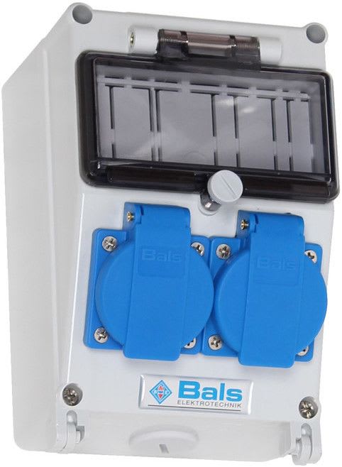 BALS - Pistorasiak.muovik 2xsuko - 513525 16A/230V