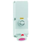 BALS - Seinäpistorasia,kytkimellä - 160037 3PNE 125A 400V IP67