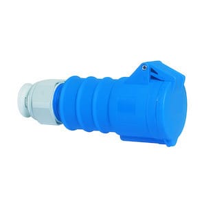 BALS - Jatkopistorasia TE-Plus+MG - 31533 2PE 16A-6H 230V IP44, QC