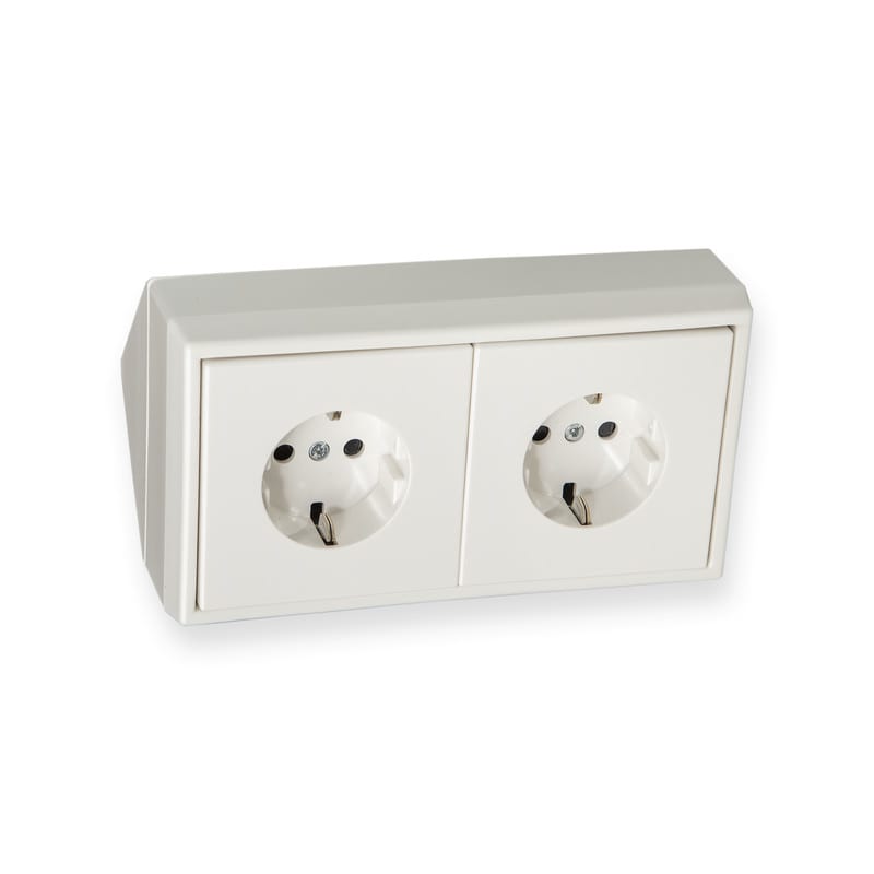 ENSTO - Pistorasia Ensto Intro - 2S/16A/IP21 PPJ HL val kulma