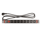 FINNSAT - Jatkopistorasia - Virranjakopan 8xIEC C13 19" 1U