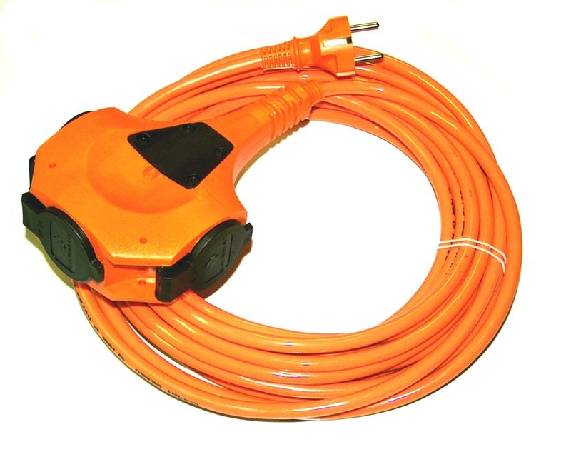 REIMAX ELECTRONICS - Jatkojohto 3-os - H07BQ-F(PUR)3x1,5S 20m IP44