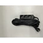 REIMAX ELECTRONICS - Jatkojohto 1-vaihe - 3-OS. H05VV-F 3G1,5 musta 10 m