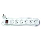 REIMAX ELECTRONICS - Jatkojohto 6-os.kytkimellä - H05VV-F(MSK)3x1,5S 3m val