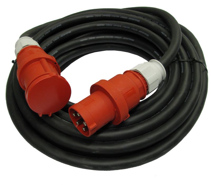 REIMAX ELECTRONICS - Jatkojohto 3-V 63A - H07RN-F(VSB)5x16S 20m IP44