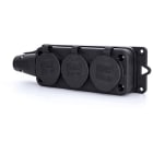 NORWESCO - Jatkopistorasia Power Solid - 3S/16A/250V/IP44 TPE MU