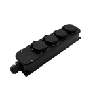 NORWESCO - Jatkopistorasia Power Solid - 4S/16A/250V/IP54 TPE MU LÄPPÄ