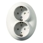 SCHNEIDER ELECTRIC - Pistorasia Renova - 2-os. maadoitettu, valkoinen