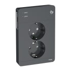 SCHNEIDER ELECTRIC - Pistorasia + USB Exxact - 2-PR + 2x USB lat. A+C 3A ant