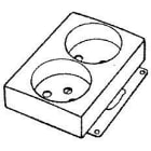 ELKO - Pistorasia ELKO RS16 - 2N/16A/250V/IP21 UKR/J val