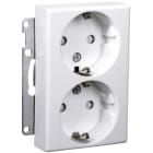 ELKO - Pistorasia ELKO RS Nordic - 2S/16A/250V/IP21 UKJ/R VAL