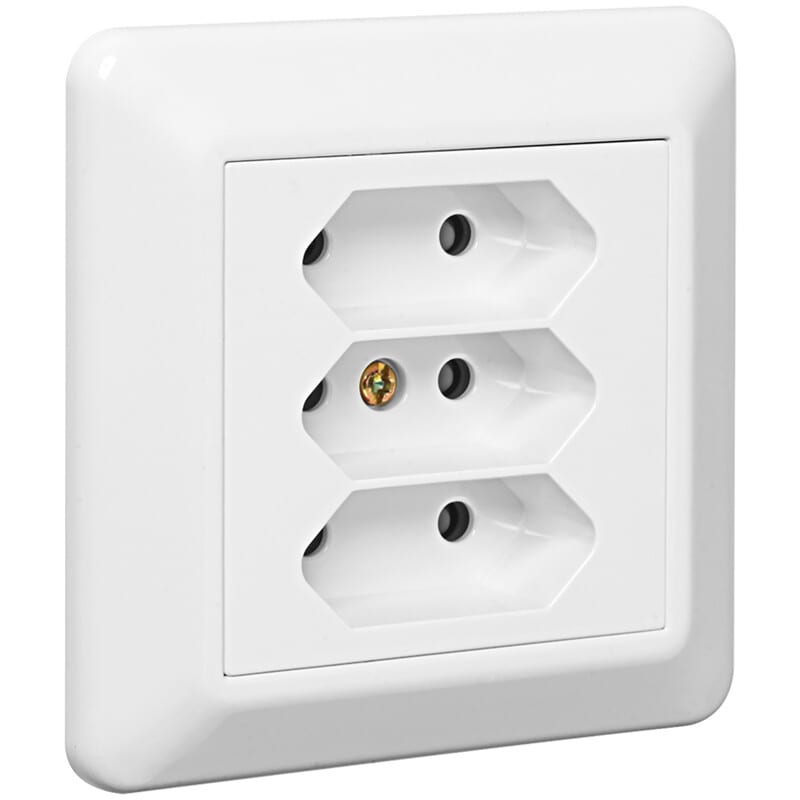 ELKO - Pistorasia - 3E/16A/2,5A/250V/IP20 UPR VAL