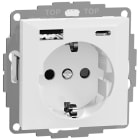 ELKO - Pistorasia ELKO RS Nordic - 1S+USB-A+USB-C/16A/250V 3A VAL