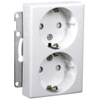 ELKO - Pistorasia ELKO RS Nordic - 2S/16A/250V/IP21 JL/RL VAL