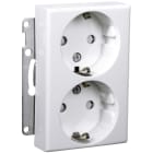 ELKO - Pistorasia ELKO RS Nordic - 2S/16A/250V/IP21 JL/RL VAL