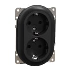 ELKO - Pistorasia ELKO One - 2S/16A//IP21 UKR matala MUS