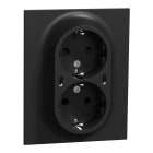 ELKO - Pistorasia + USB ELKO One - 2-PR PL IP20+2xUSB-C 25W PD MU