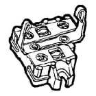 ELKO - Kojeistopistorasiarunko ELKO RS16 - 1S/16A/250V/IP21 UR