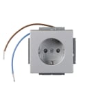 ABB - Pistorasia Impressivo - 1S/16A/IP20 UKJ 0X led alu