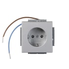 ABB - Pistorasia Impressivo - 1S/16A/IP20 UKJ 0X led alu