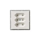 ABB - Pistorasia Impressivo - 3E/2,5A/IP21 UKJ 2X matta val