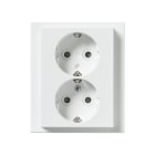 ABB - Pistorasia Impressivo - 2S/16A/IP21 UPJ HL matta val