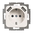 ABB - Pistorasia + USB - 1S/16A/IP21 UKJ 0X 2USB