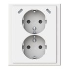 ABB SMART BUILDINGS - Pistorasia + USB - 2S/16A/IP21 UKJ 0X USBC+C mVAL