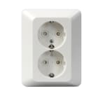 ABB - Pistorasia vanha design Jussi - 2S/16A/250V/IP21 UPJ 0X val