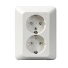 ABB - Pistorasia vanha design Jussi - 2S/16A/250V/IP21 UPJ 0X val