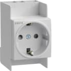 HAGER - Pistorasia - SN016 1S/16A/250V IP2X RL DIN
