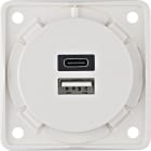 UTU POWEL - Pistorasia Integro Flow - 2USB/3A/230V A+C UR VAL