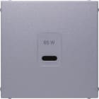 HAGER - Pistorasia S1 - USB-lat. 48604010 S.1/B.x ALU