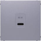 HAGER - Pistorasia S1 - USB-lat. 48604010 S.1/B.x ALU