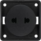 HAGER - Pistorasia Integro Flow - 2N/10A/250VAC EURO-US UR mus