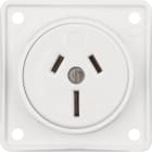 HAGER - Pistorasia Integro Flow - 2N+PE/15A/250V Austr. UR val