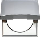 HAGER - Peitelevy Integro Flow - 1-os. kannella galv. kromi